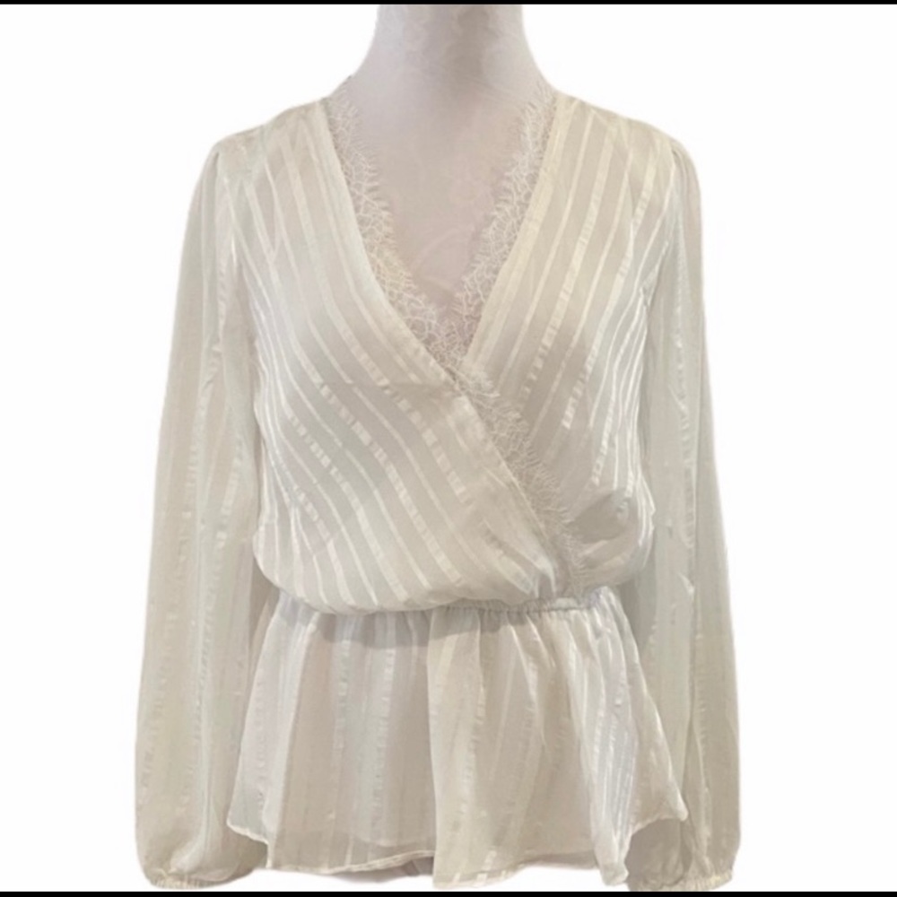 Lace detail blouse